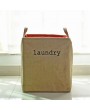 Eva jute thickened and lined bucket Dry cleaners hand dirty laundry basket home cleaning dirty laundry basket 0672 khaki