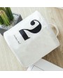 Cotton Linen Storage Bag With Number Waterproof Household Storage Basket