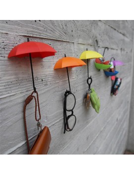 3 Colors Umbrella Wall Hook Storage Rack Bedroom Wall Decor Modern Key Holder