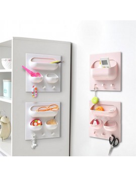 Multifunctional Storage Rack Holder Shelf Organizer Shelf-adhesive Kitchen